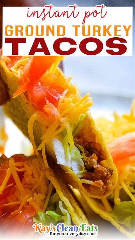 Flavorful Instant Pot Ground Turkey Tacos Recipe