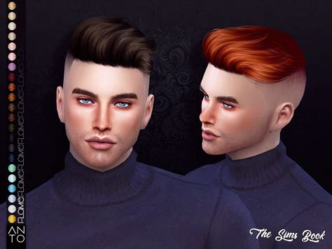 Sims 4 Flame Male Hairstyle In 2020 Sims 4 Hair Male Sims 4 Sims