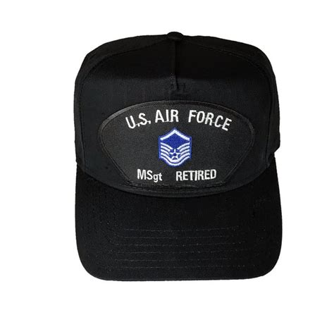 Usaf Air Force Master Sergeant Msgt E 7 Retired Hat Cap Etsy In 2022