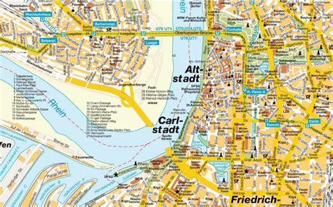Dusseldorf Mapa Mapa