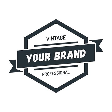 Premium Vector Vintage Hipster Badge Logo Design