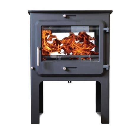 Ekol Clarity Ds High Kw Wood Burning Multifuel Stove Double Sided