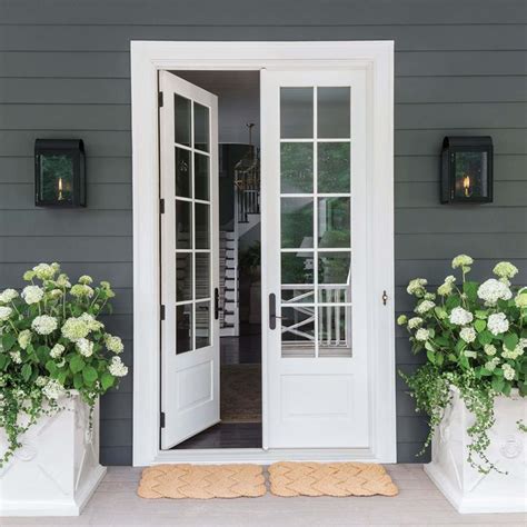 Welcoming Southern Home Entry Marvin French Doors Exterior French