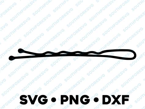 Bobby Pin Svg Png Dxf Layered By Color Cut File Cricut Etsy