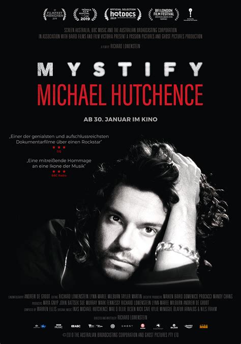 Mystify Michael Hutchence Cinemaids Agentur Für Presse Und Pr