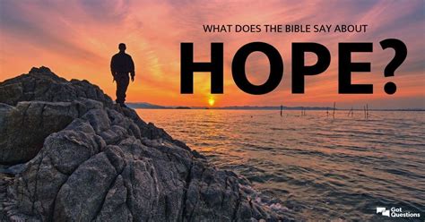 What Does The Bible Say About Hope