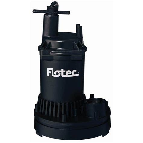 Flotec Hp Submersible Utility Pump Fp S X The Home Depot