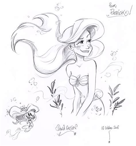 disney princess art mermaid drawings disney art