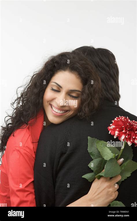 Couple Embracing Each Other Stock Photo Alamy