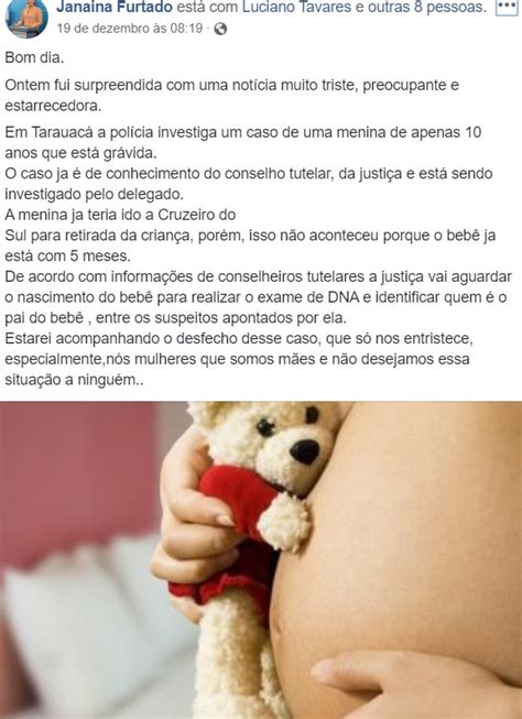 No Brasil Menina De 10 Anos Está Gravida De Cinco Meses