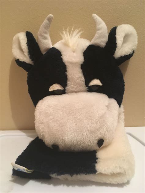 The Dakin Cow Puppet From Baby Mozart And Baby Santa Soft Toy Baby