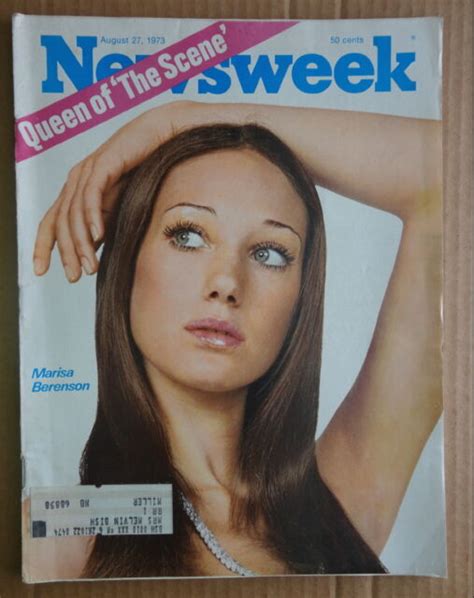 Newsweek August 27 1973 Marisa Berenson Model Actress Watergate Ebay