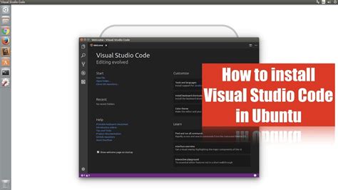 How To Install Visual Studio Code In Ubuntu YouTube