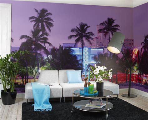 The detectives on 'miami vice' made each episode more addictive than the last. Miami Vice wallpaper mural designed by T. SALYER | Mr Perswall
