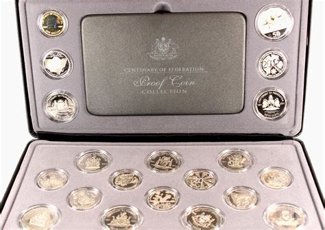 Lot Australia Centenary Of Federation Proof Coin Collection Fdc Coins