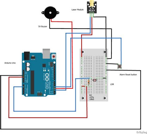 Laser Security System Using Arduino Matha Electronics