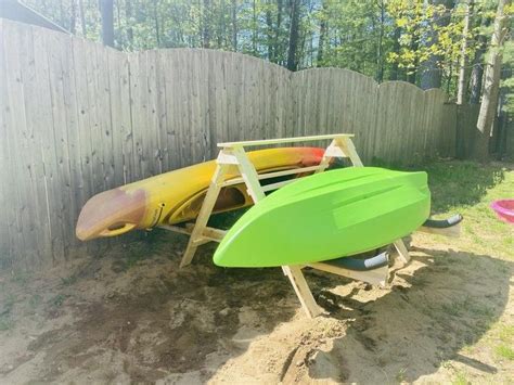 14 Diy Kayak Rack Plans For Boat All Sands