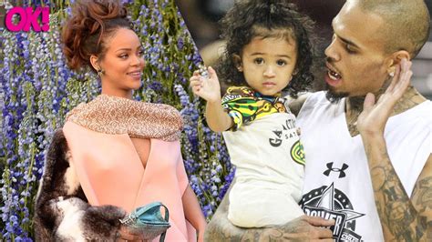 Ok Exclusive Rihanna Meets Chris Browns Daughter—inside Their