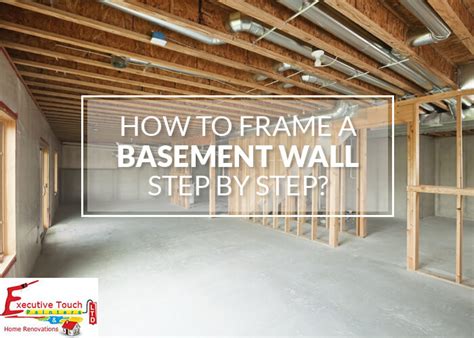 How To Frame A Basement Wall Step By Step Et Painters