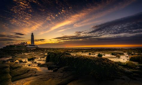 White Lighthouse During Sunset · Free Stock Photo