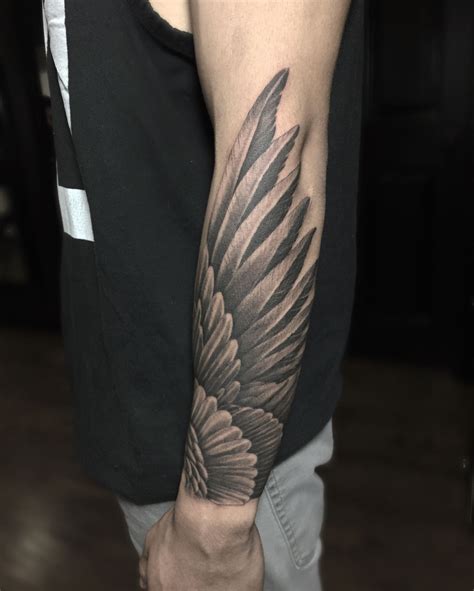 Photo Wing Tattoo Arm Eagle Wing Tattoos Wings