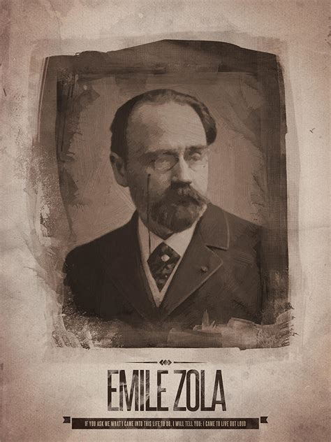 Emile Zola Digital Art By Afterdarkness Fine Art America