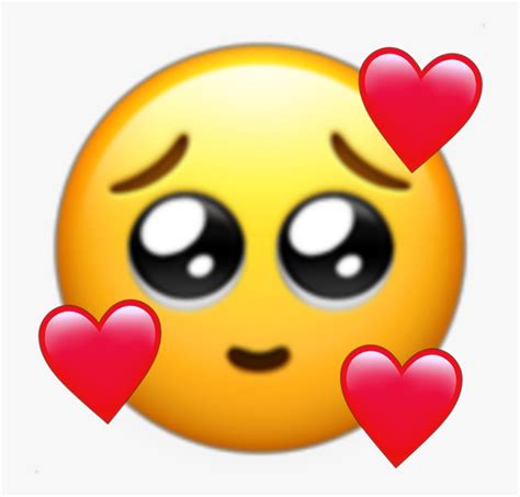 Love Hearteyes Babyface Picsart Emojis Free Transparent Clipart