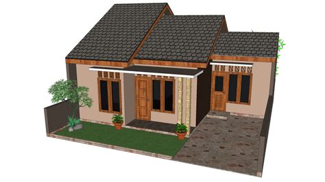 Rumah minimalis cocok buat di desa maupun di kota. Model Rumah Sederhana Leter L