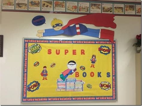 Thanks To Erica Nunez For Sending Us This Fun Superhero Bulletin Board