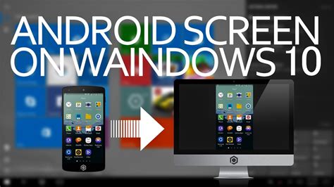 How to project android phone to screen on windows 10 pc. How to Mirror your Android Screen on Windows 10 ( No ...