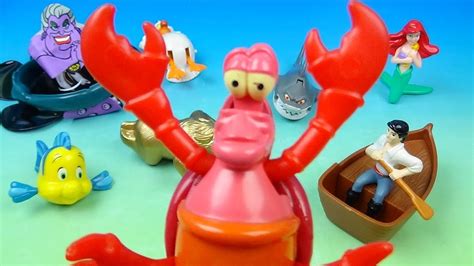 1996 mcdonalds disney little mermaid toys