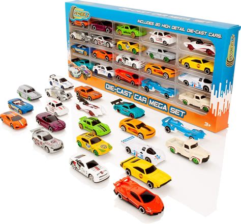 Wheelz Diecast Toy Cars Set 20 Car Deluxe Racing Car Mega Pack Kids
