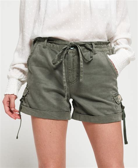 Superdry Short Cargo Tencel Shorts Pour Femme