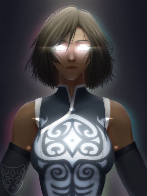 Fanart Korra Avatar State By Lastaimin On Deviantart