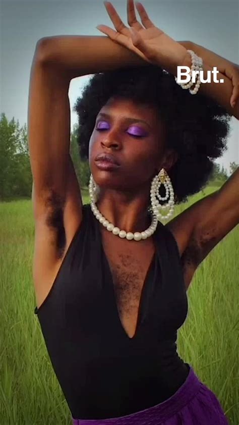 Esther “queen Esie” Calixte Bea Embraces Her Body Hair Brut