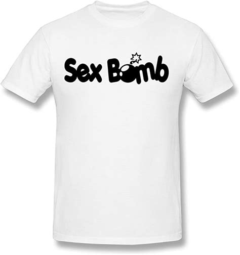 Man Ultra Soft Cotton Sex Bomb Comfortable Fitted Tees