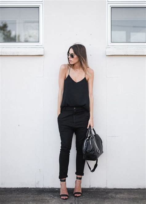 60 Spring And Summer All Black Outfits Ideas All Black Outfit How To Look Skinnier Black Outfit