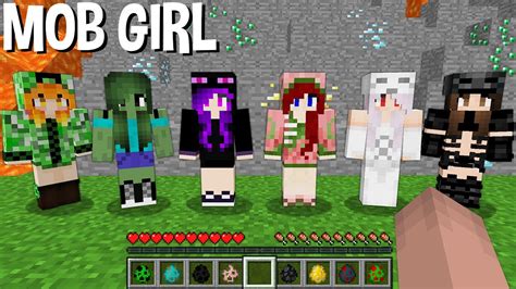What If Mobs Was Girl And New Secret Mob In Minecraft Youtube