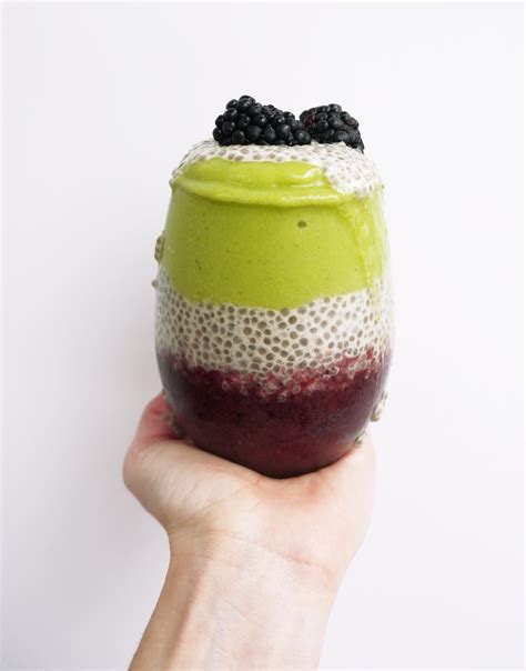 Chia Pudding Layered Fruit Smoothie One Broads Journey