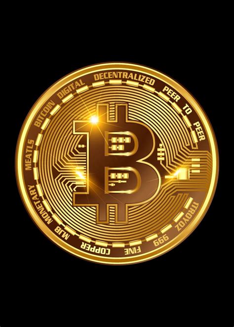 Bitcoin Gold Btc Poster Picture Metal Print Paint By Max Ronn