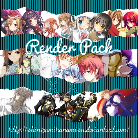 Render Pack Xxii By Shinigamihanamisu On Deviantart