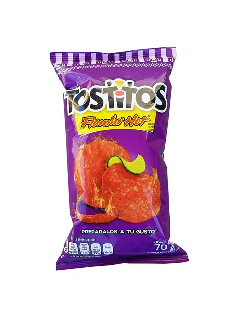 Tostitos Flaming Hot 6 Pack 70g 2 46 Oz Each Bag Original Sabritas Mexican Edition Version