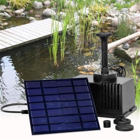 【respectueux de la nature】 100% solaire, économique! HOMDOX 1.5W pompe arrosage fontaine fontaine solaire pompe à eau pour étang jardin piscine ...