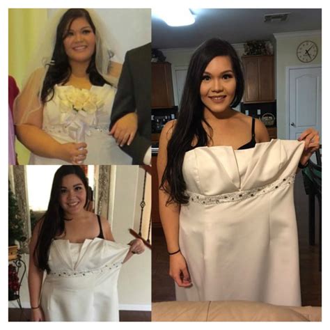 12 Before And After Weight Loss Wedding Dress Photos