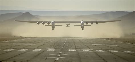 huge stratolaunch plane takes 1st flight carrying hypersonic prototype space
