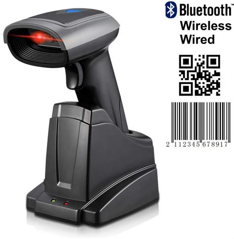 Munbyn 2d Bluetooth Barcode Scanner Usb Bluetooth Wireless 3 In1 1d