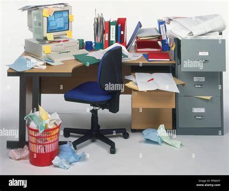 Messy Office Desk Drawer Hi Res Stock Photography And Images Alamy