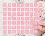 IOS 14 Icons iPhone App Pack 62 Pink App Pack ios 14 | Etsy in 2021 ...