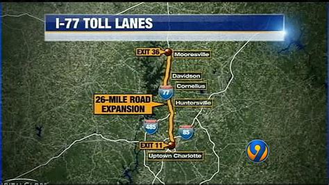 Ncdot Signs Contract For I77 Toll Lane Project Wsoc Tv