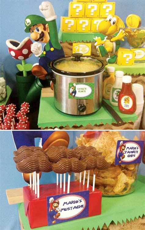 Love This Party Clever Super Mario Brothers Party Ideas